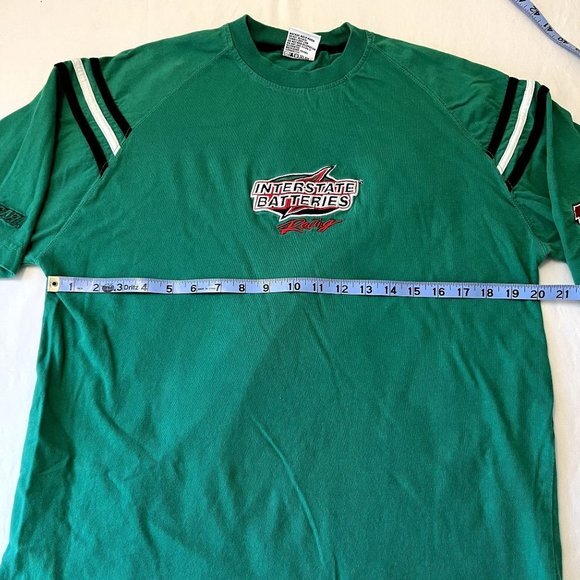 Nascar #18 Interstate Battery‎ T-shirt, green size L - Picture 7 of 8
